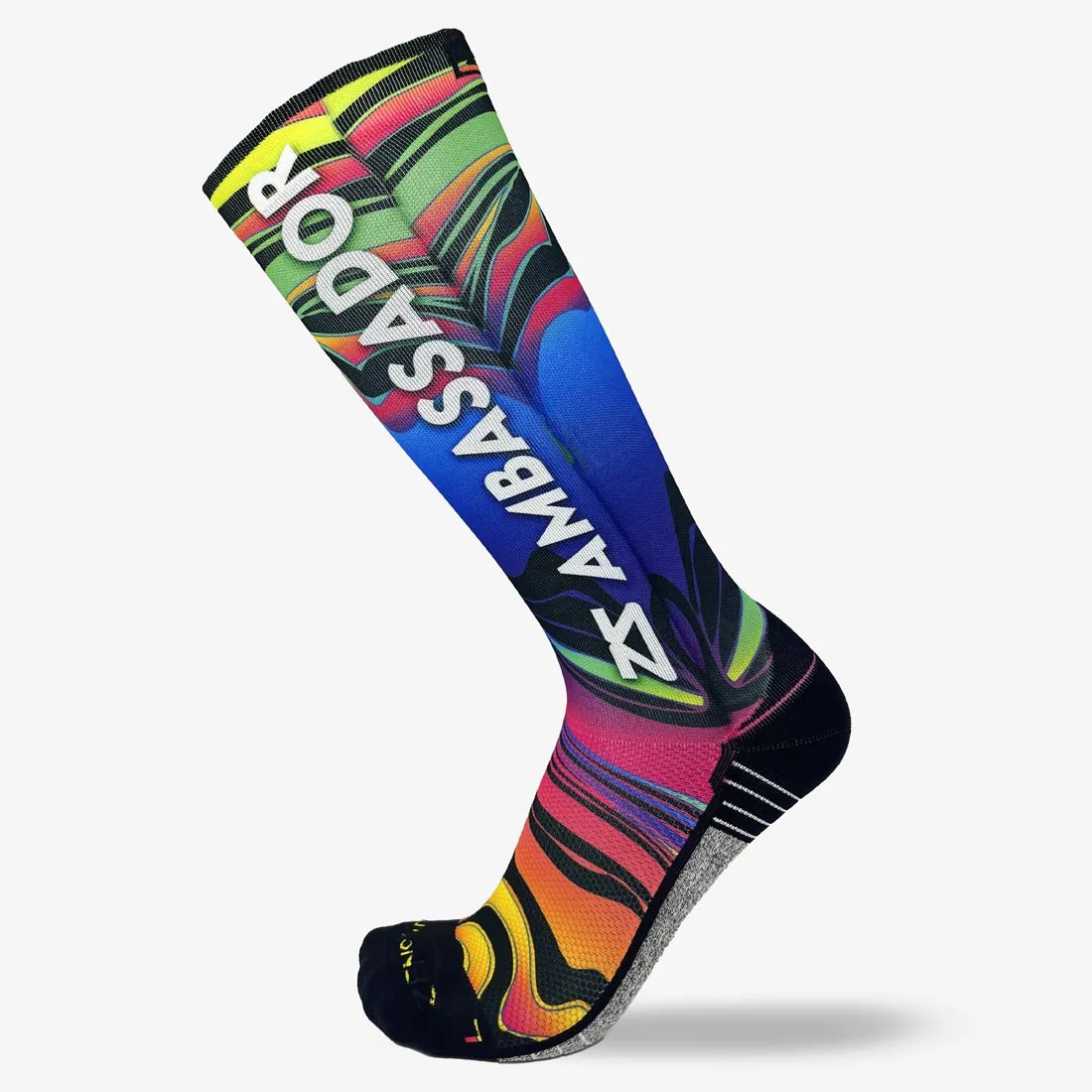 2024 Rainbow Swirls Ambassador Compression Socks (Knee-High)