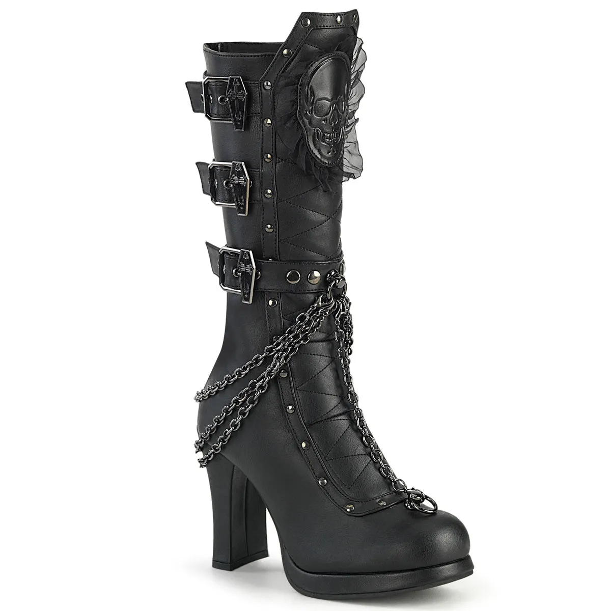 4 Inch Heel CRYPTO-67 Black