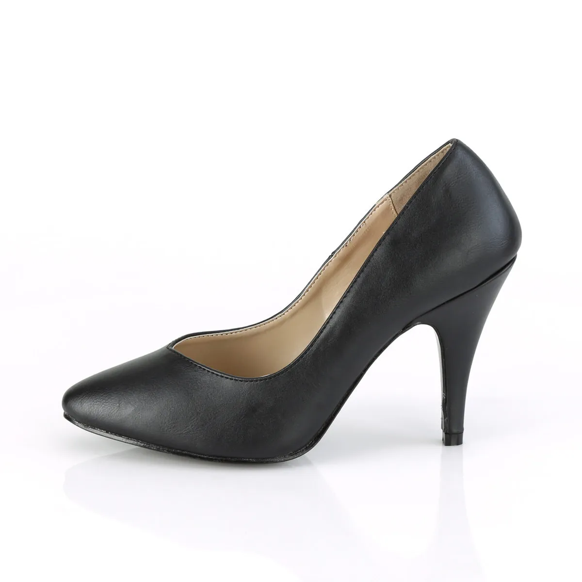 4 Inch Heel DREAM-420W Black Pu