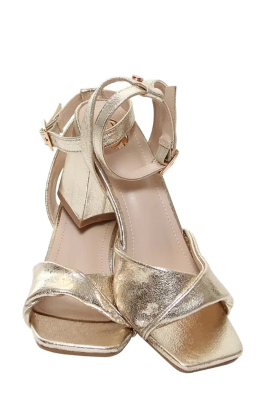 A1669GG Casey Gold Sandal