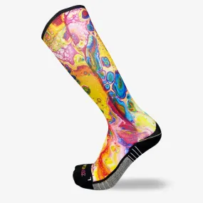 Abstract Art Compression Socks (Knee-High)