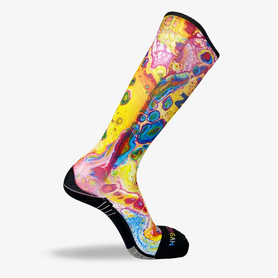 Abstract Art Compression Socks (Knee-High)