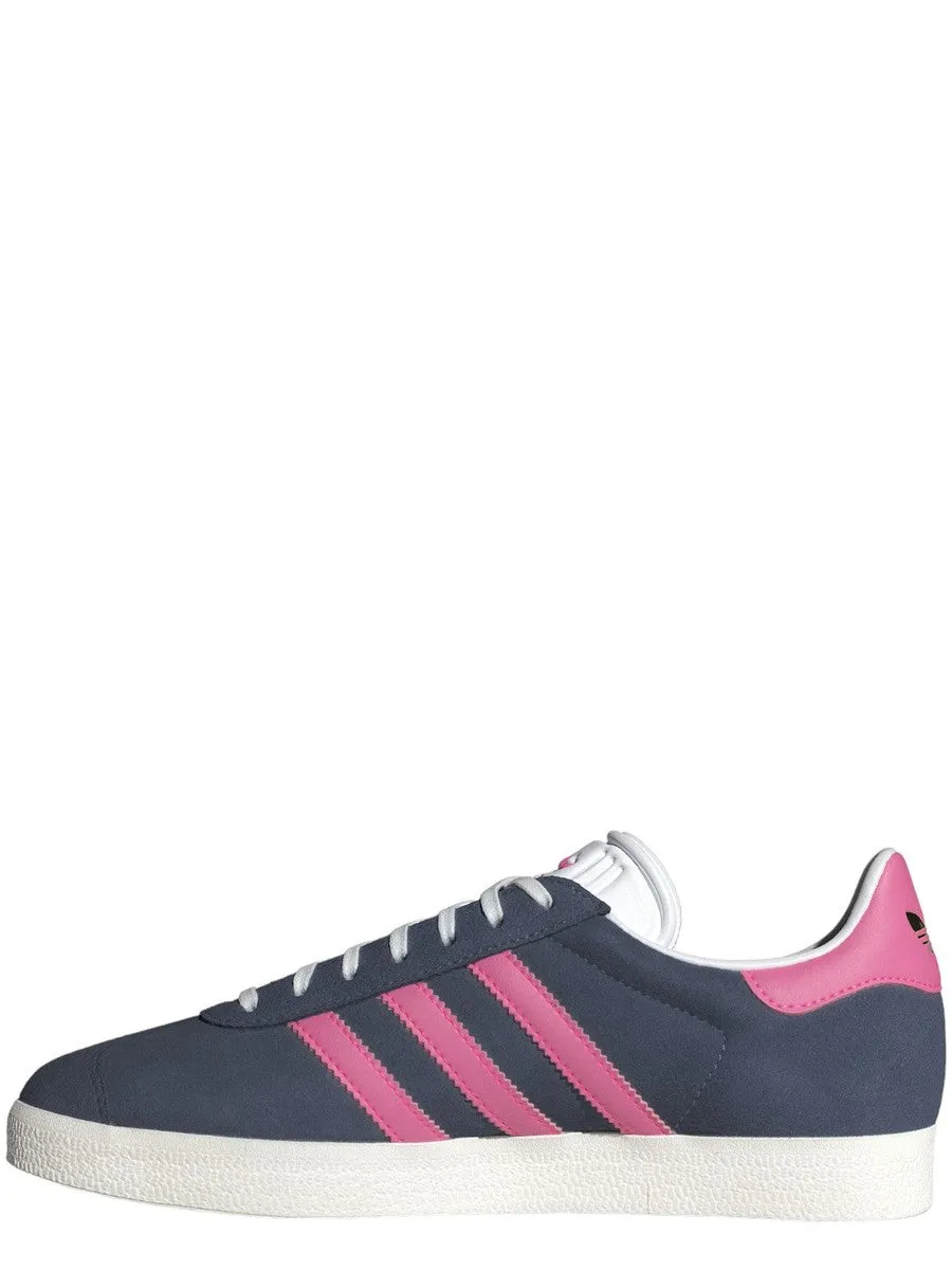 Adidas Gazelle W ID3189 - Sneaker Donna in Suede Blu e Rosa