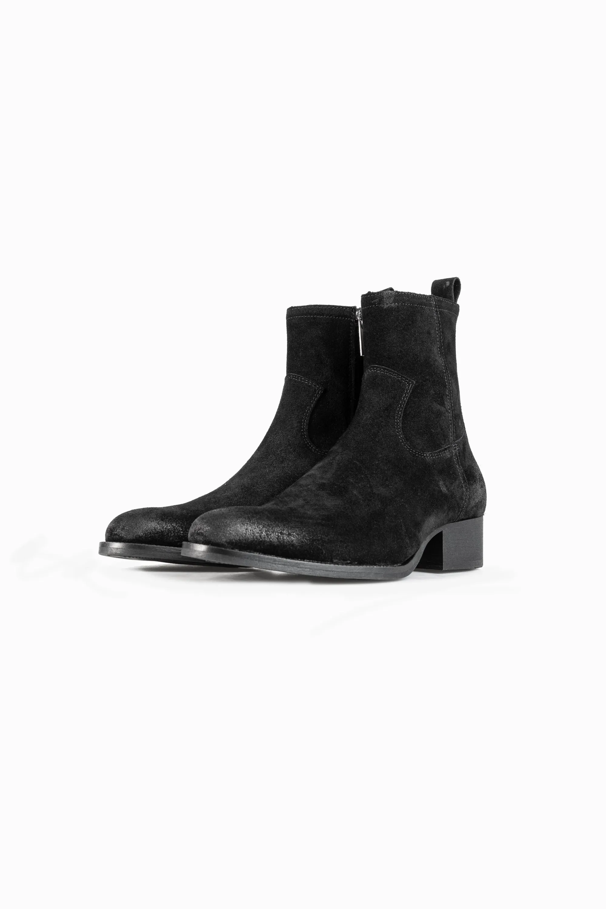 Adler Boot | Relic Black Suede