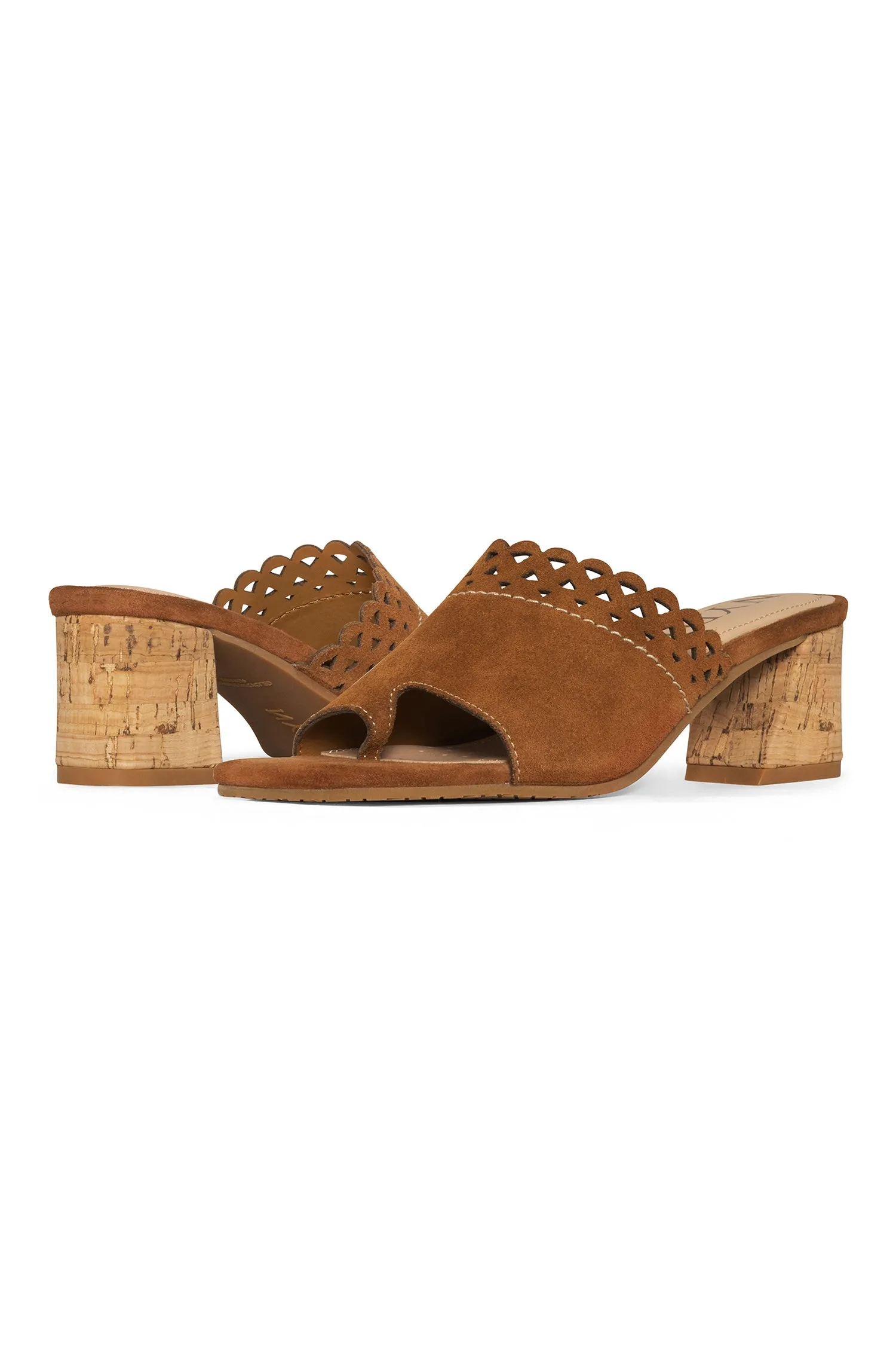 Alanah Mule Sandals - Cognac