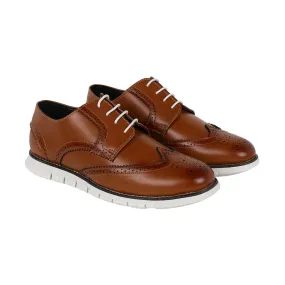 Allen Wingtip Tan Brogue Sneakers