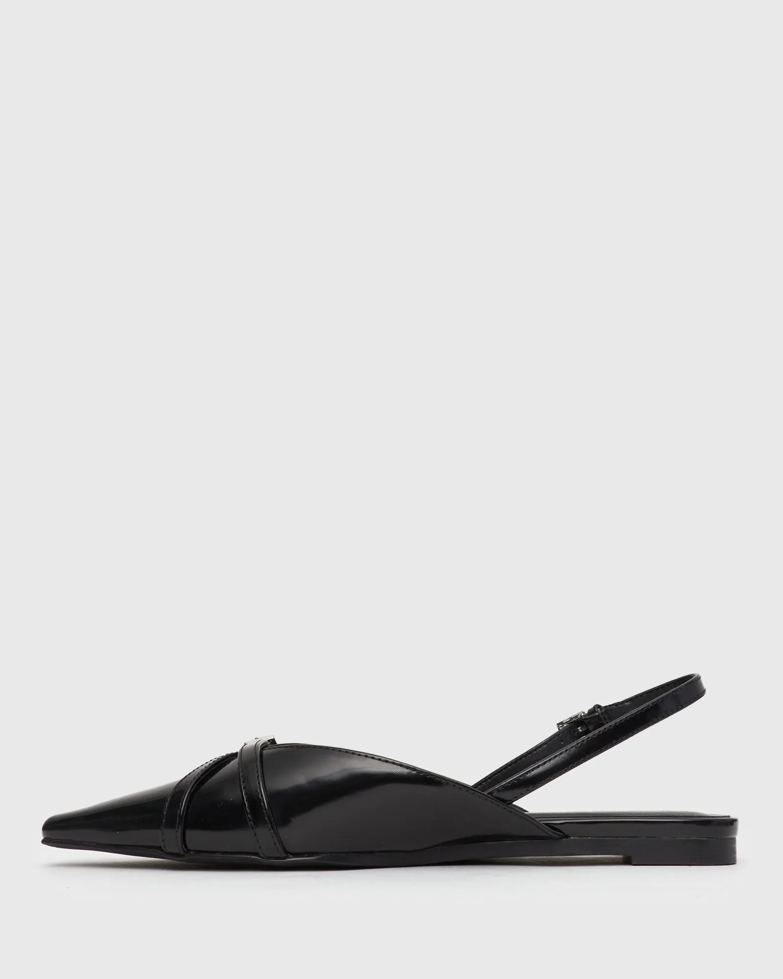 ANYA Slingback Pointed Flat Mules