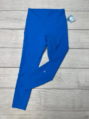 Athletic Leggings By Lululemon In Blue, Size: M