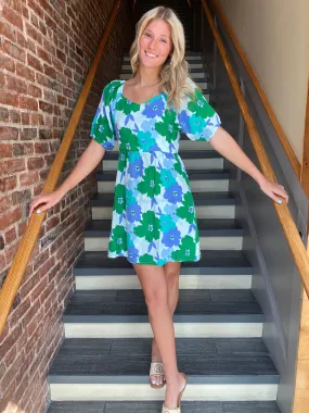 BAILEY DRESS SWEETEN DAY BLUE| MICHELLE MCDOWELL