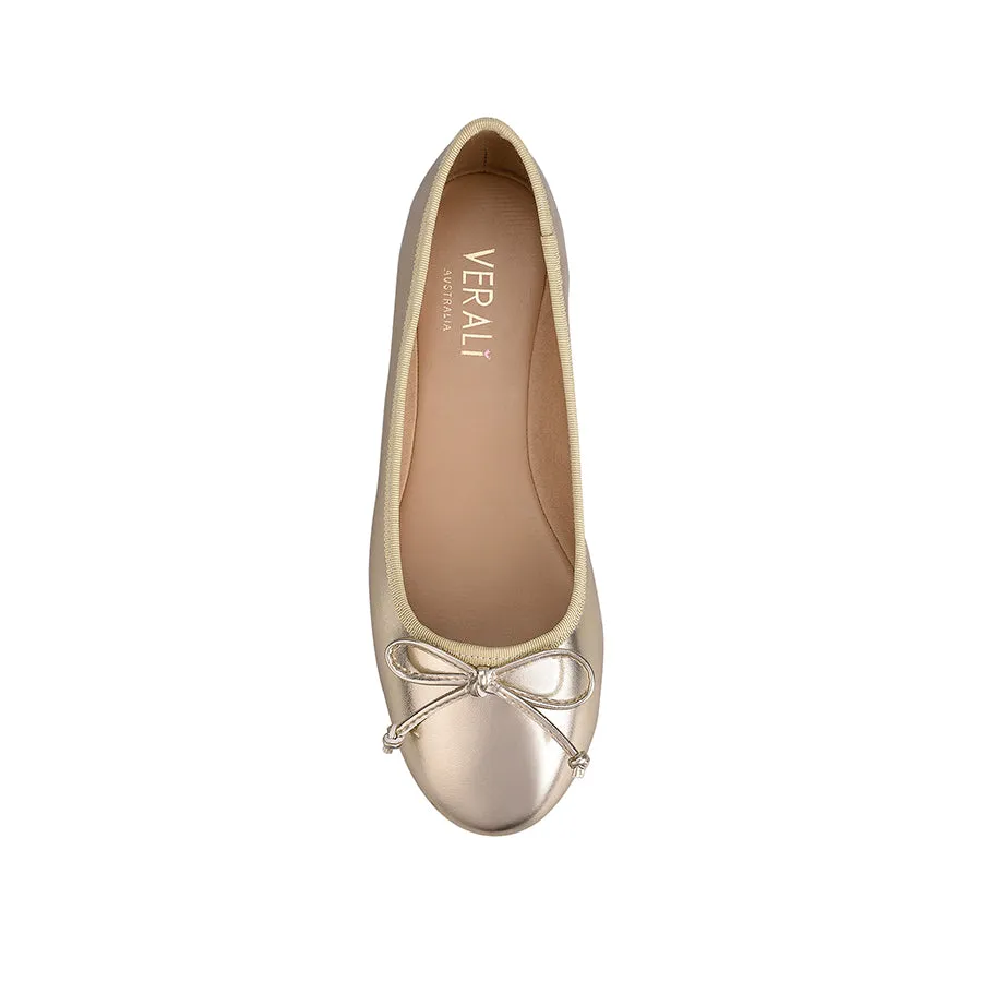 Ballerina Ballet Flats - Champagne Smooth