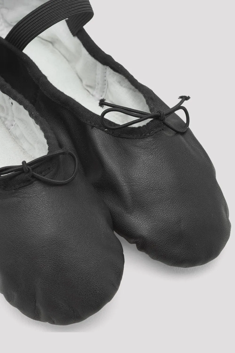 Ballet Black 205 Dansoft Leather Ballet Shoes by BLOCH