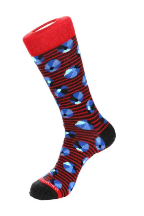 Beach Ball Stripe Sock