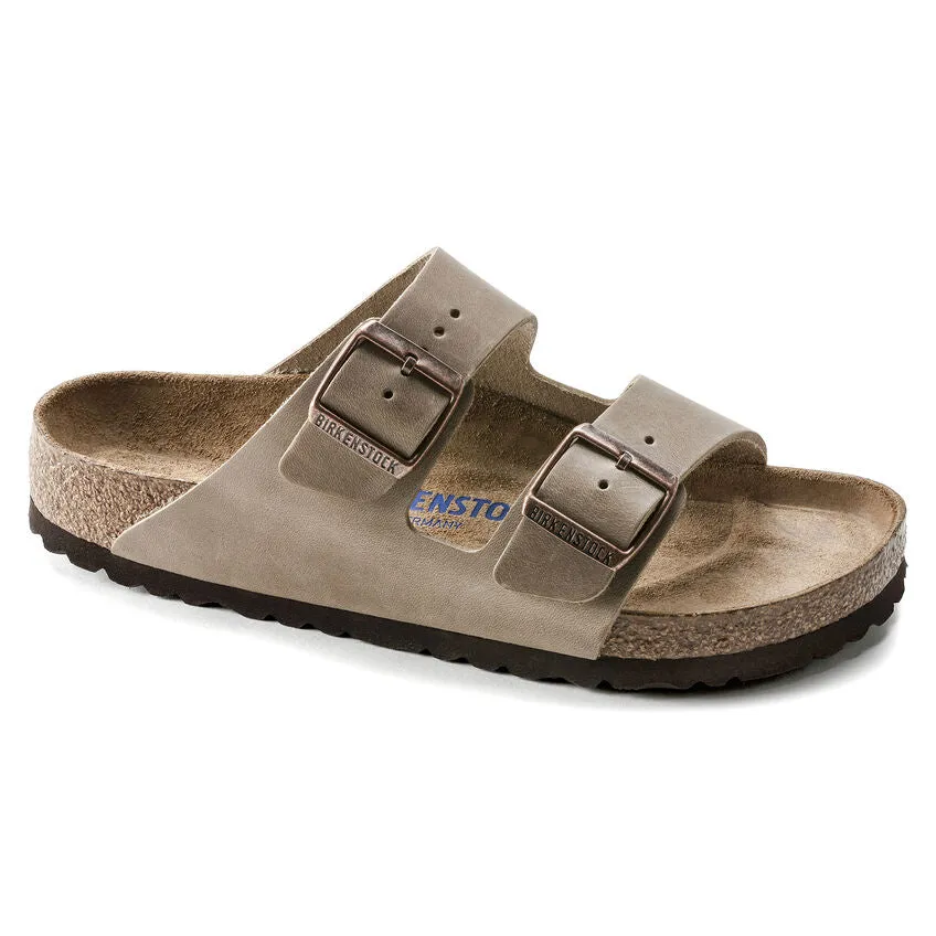 Birkenstock Arizona NU Oiled SFB Tabacco Brown Narrow 552813