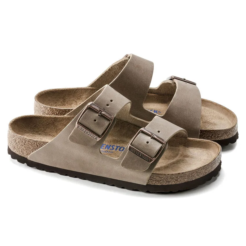 Birkenstock Arizona NU Oiled SFB Tabacco Brown Narrow 552813