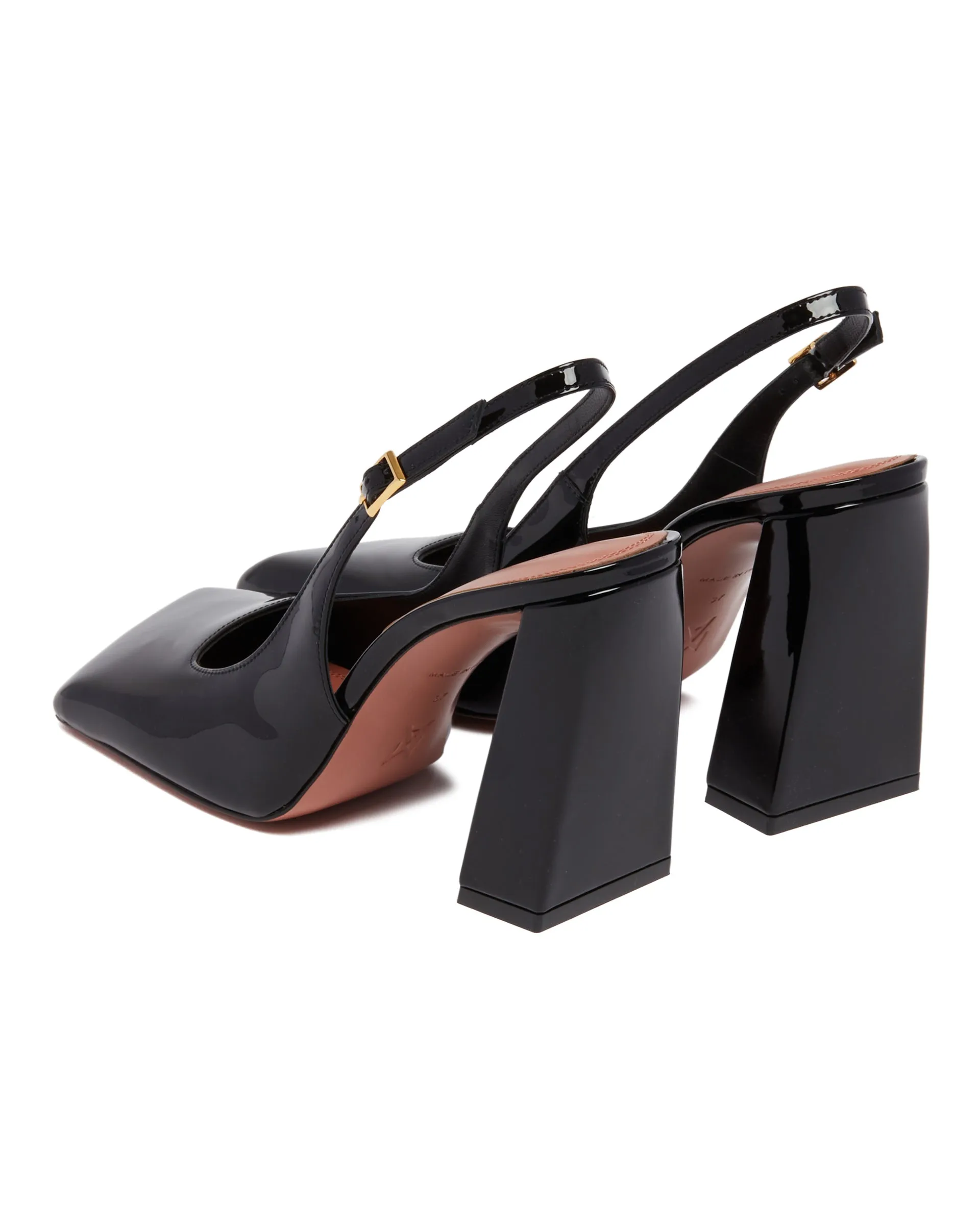 Black Charlotte Sling Pumps