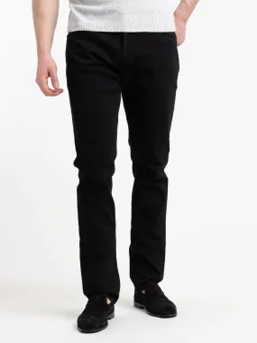 Black Travel Stretch Denim