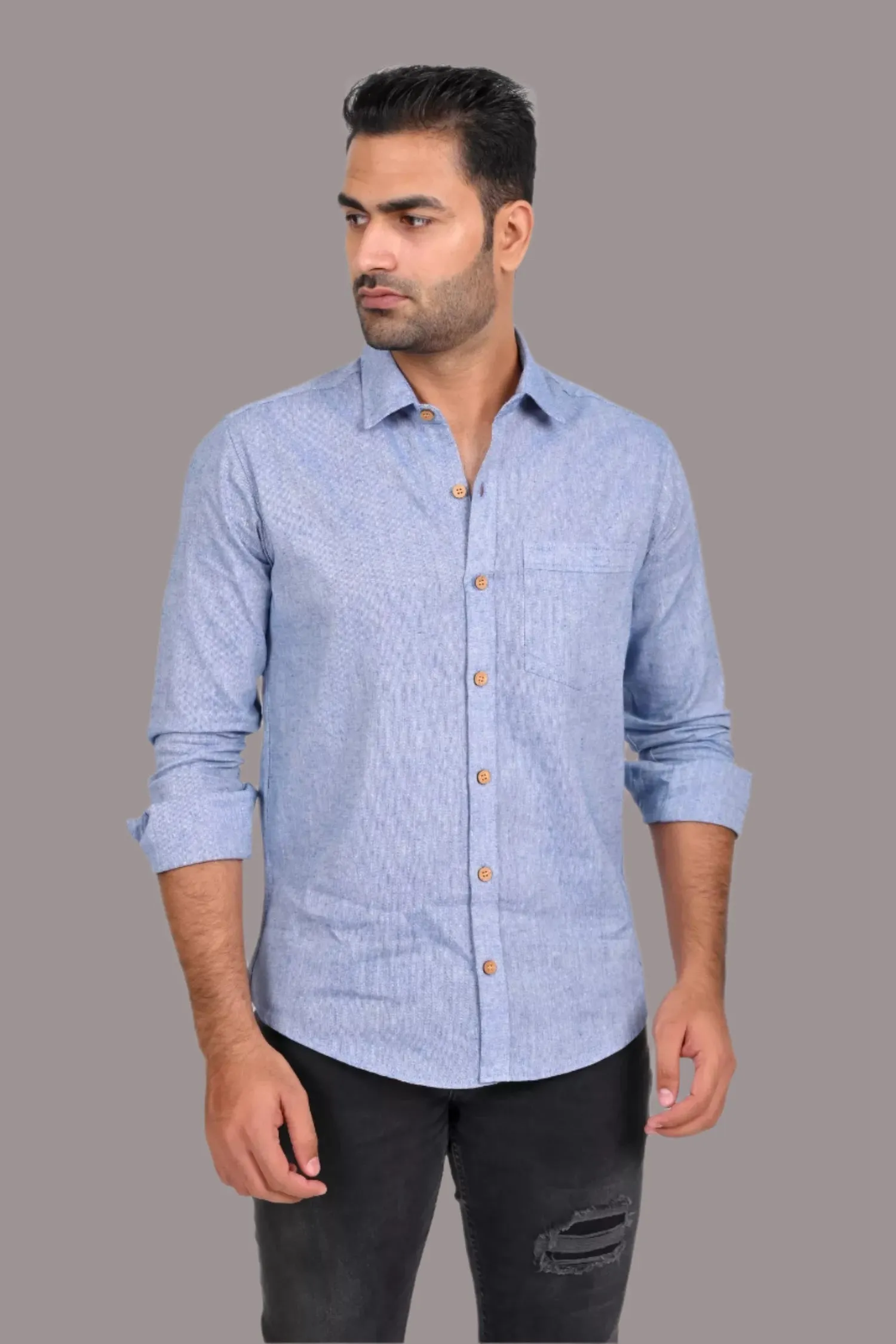 Blue Chambray Shirt