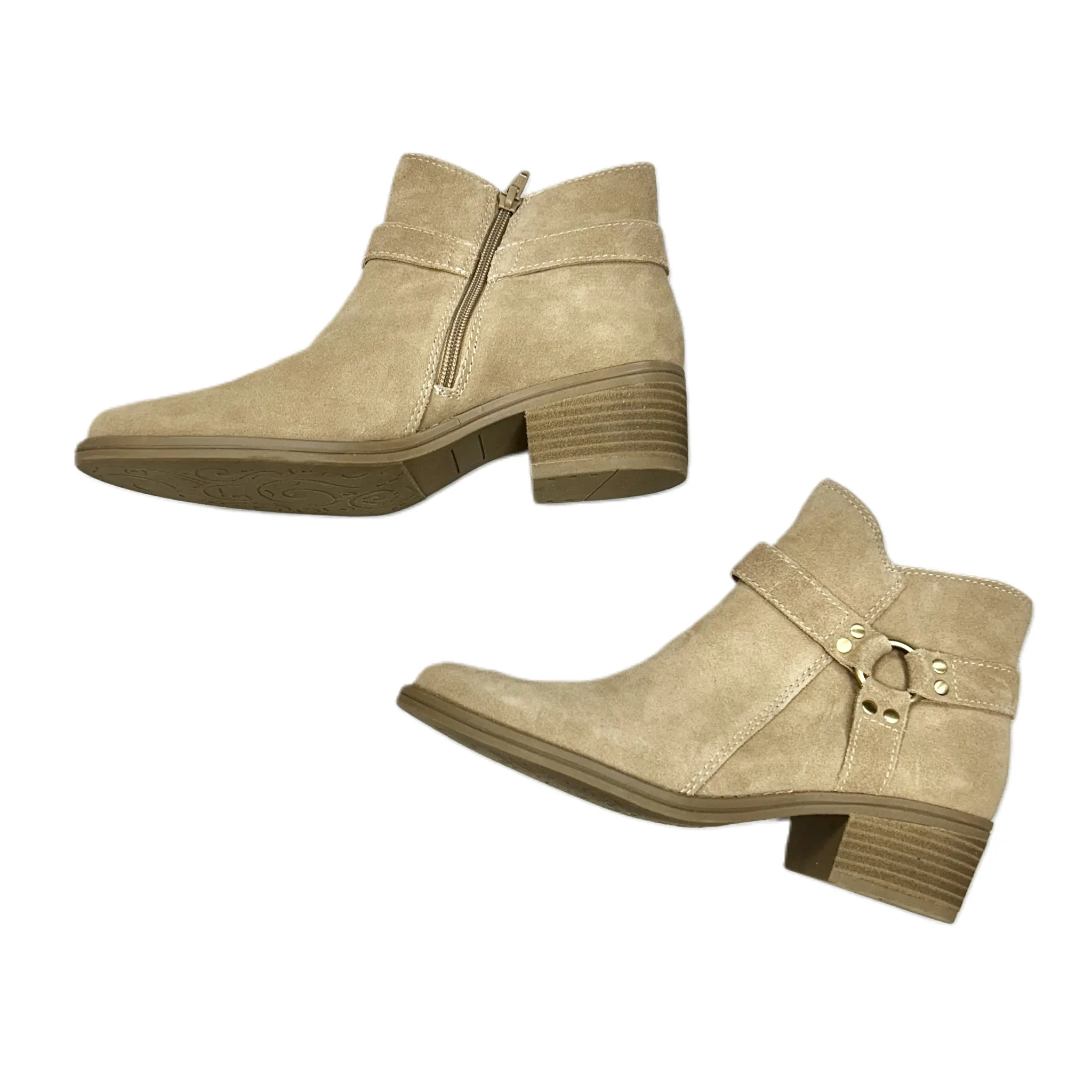 Boots Ankle Heels By House Of Harlow In Tan, Size: 7.5