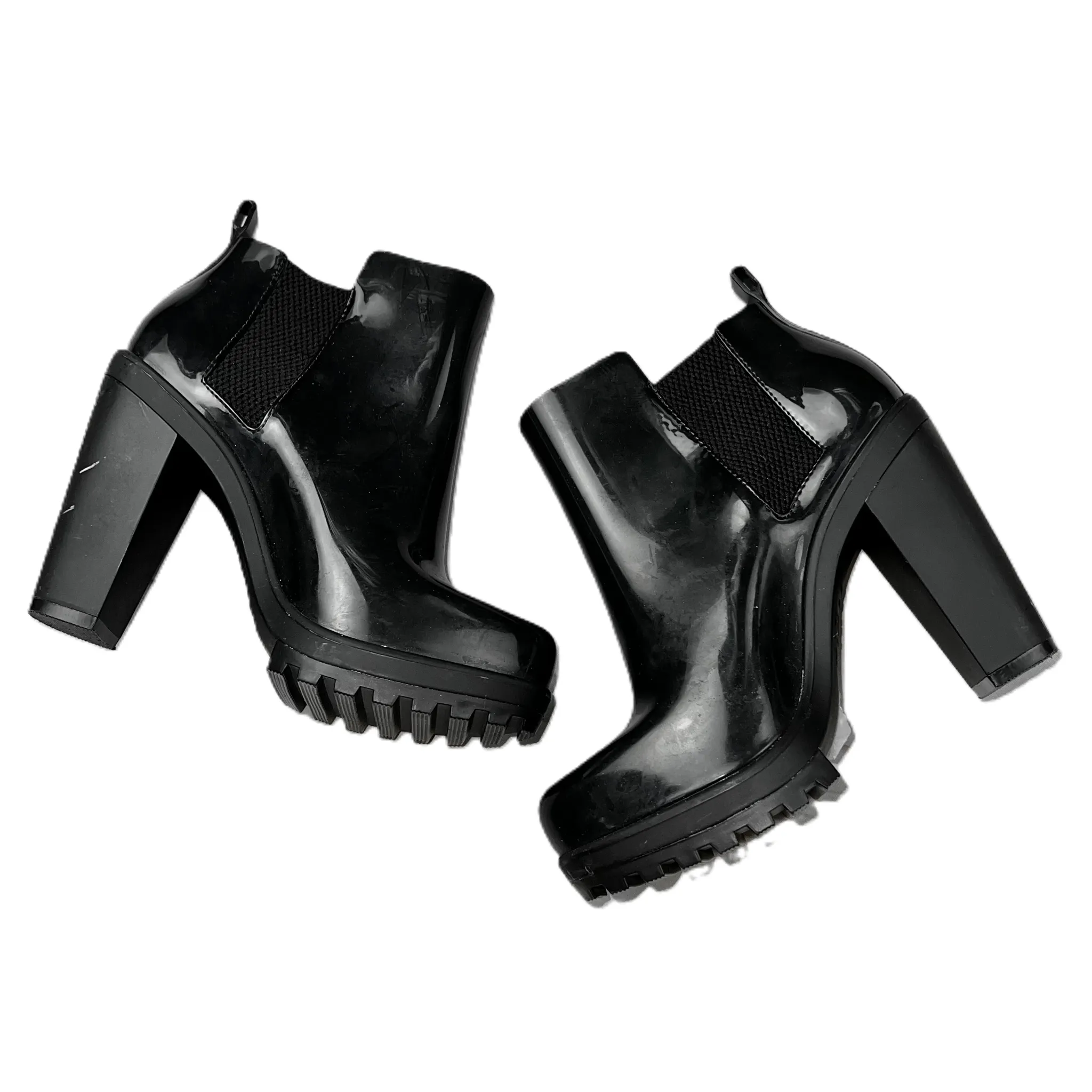 Boots Ankle Heels By Melissa In Black, Size: 7