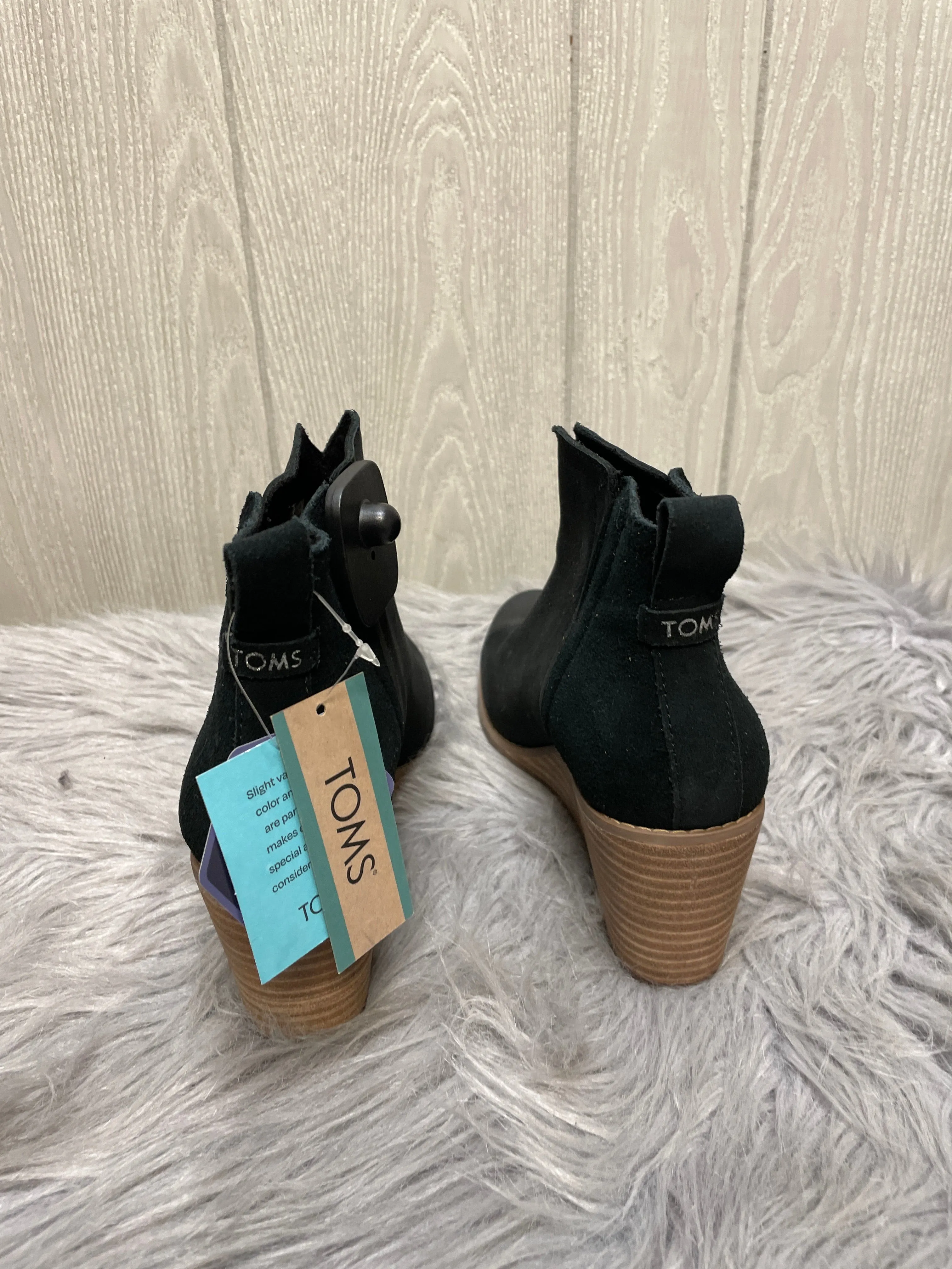 Boots Ankle Heels By Toms In Black, Size: 7