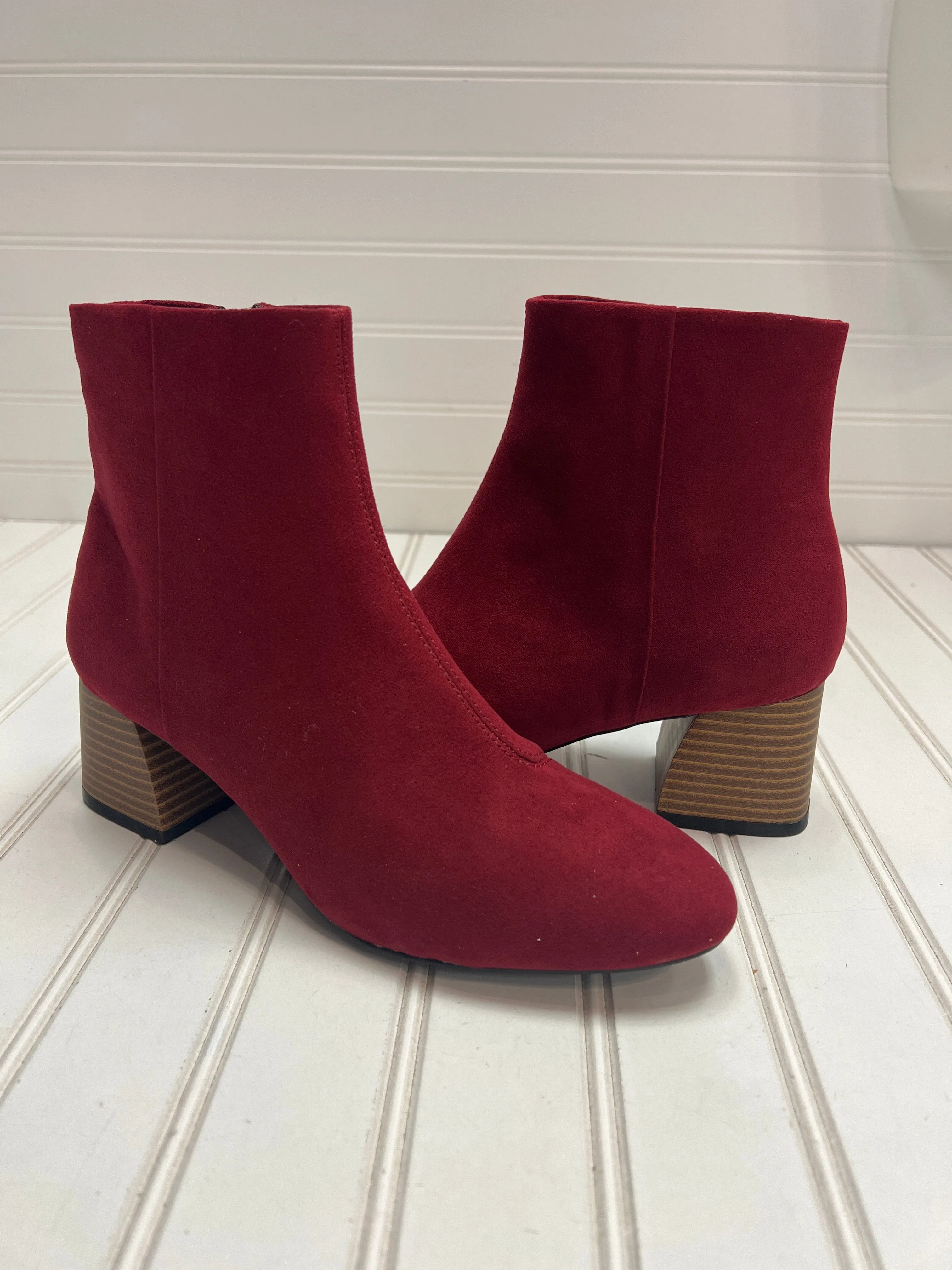 Boots Ankle Heels By Top Shop  Size: 6.5