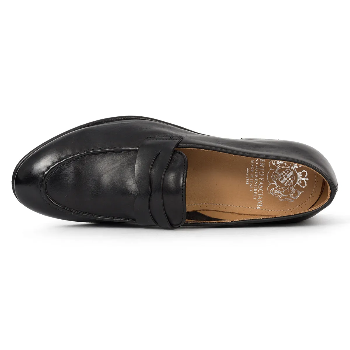 BRENDA 60038<br>Black loafers