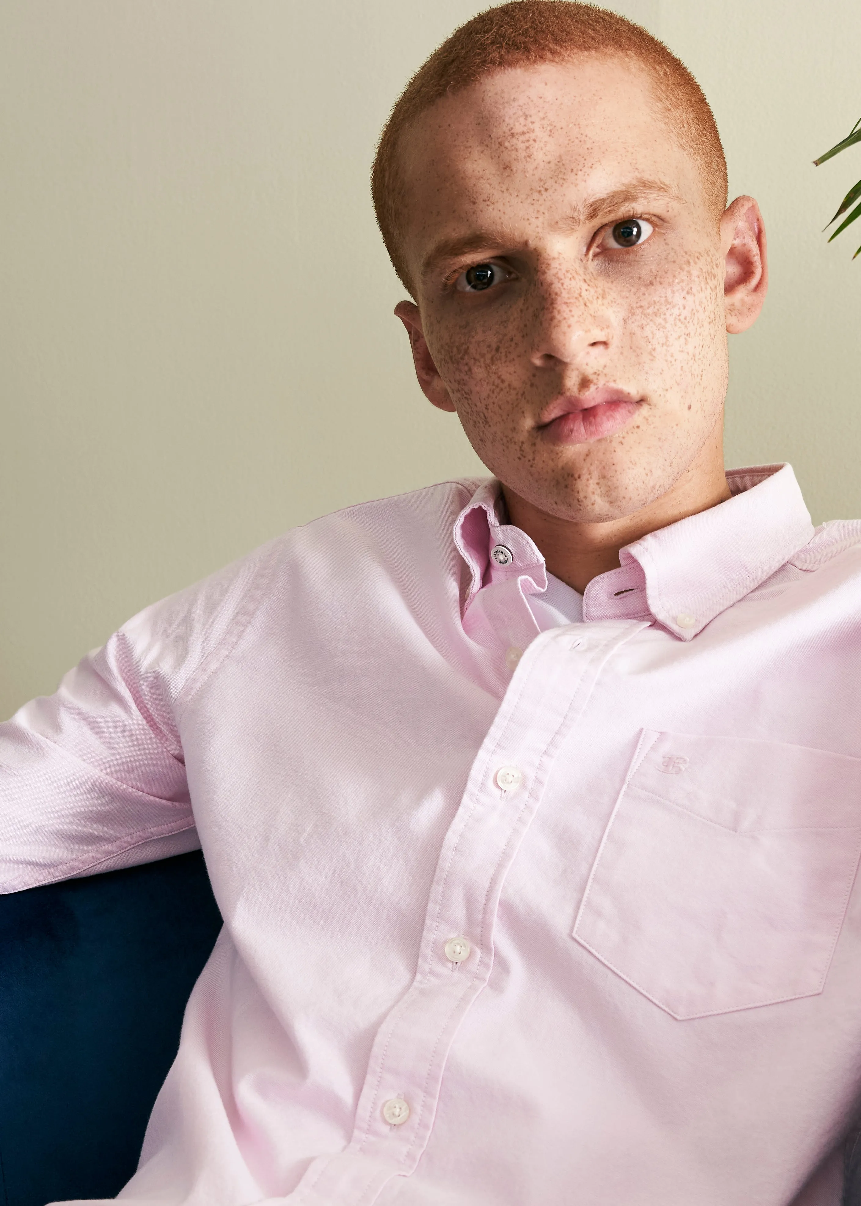 Brighton Oxford Organic Shirt - Dusty Pink