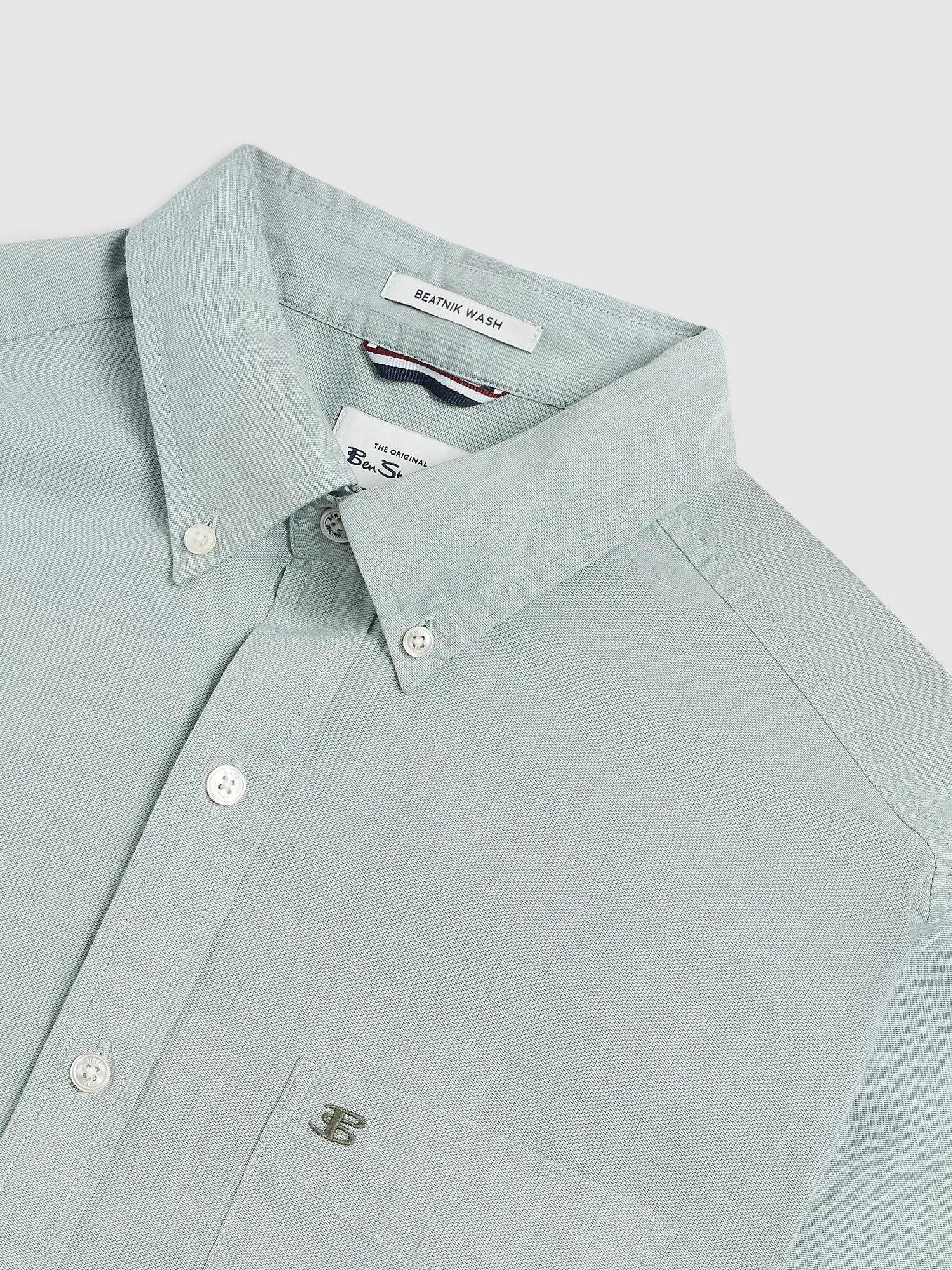 Brighton Oxford Organic Shirt - Forest Green