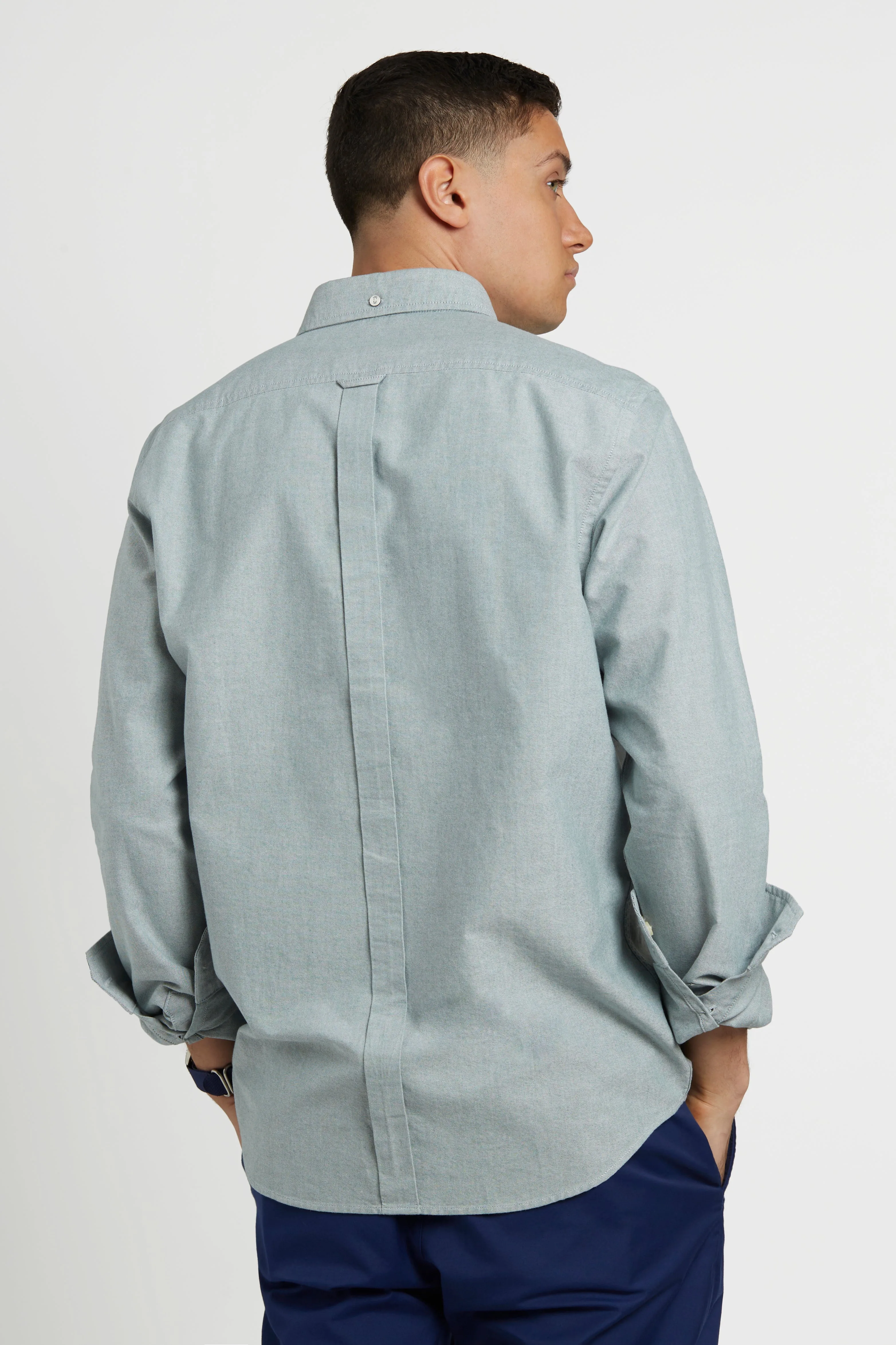 Brighton Oxford Organic Shirt - Forest Green