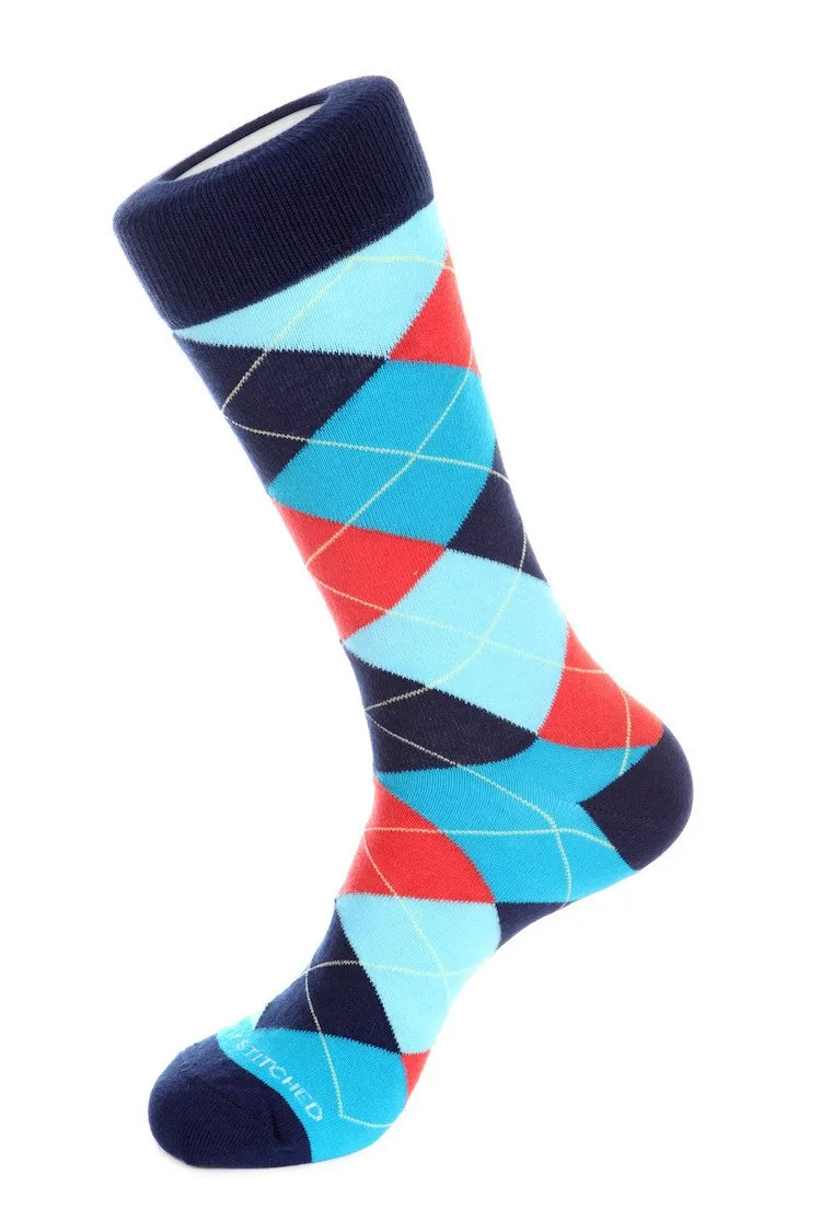 Cabo Sunset Argyle Sock