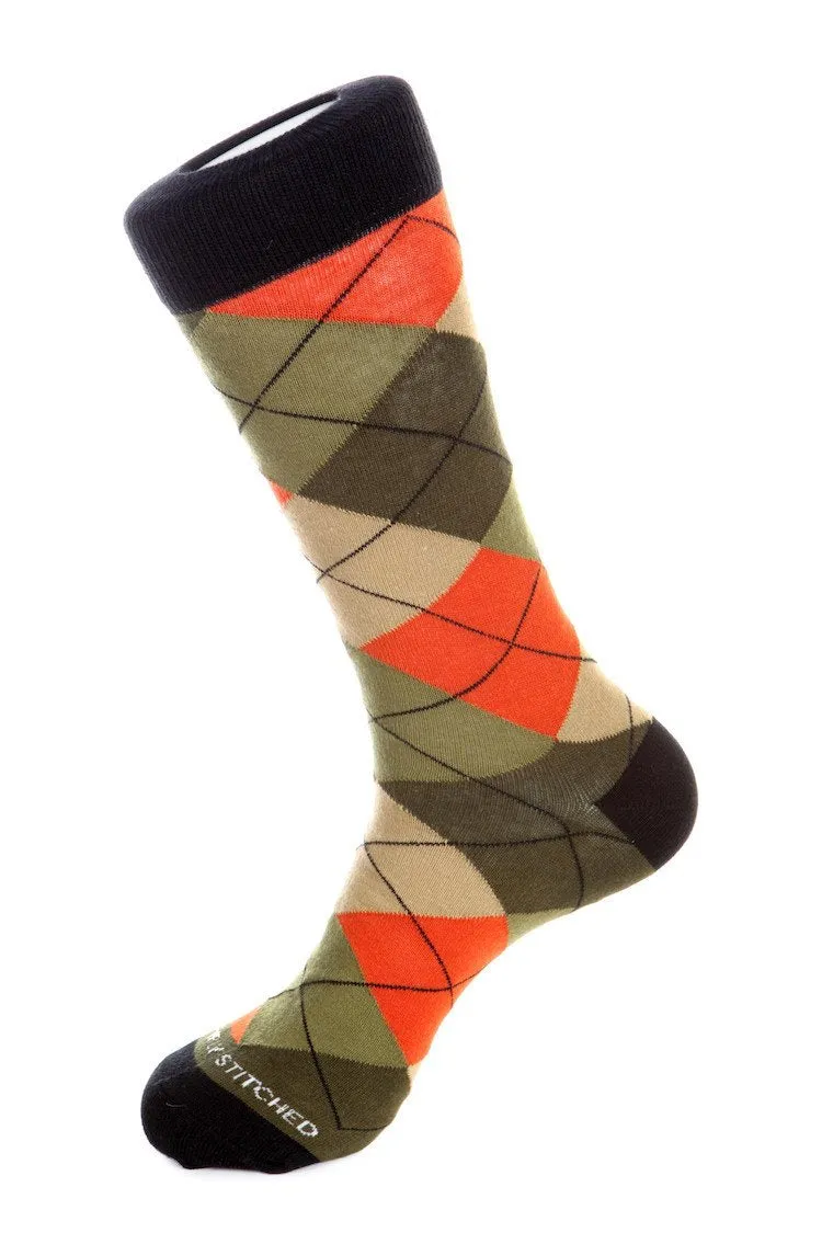 Cabo Sunset Argyle Sock