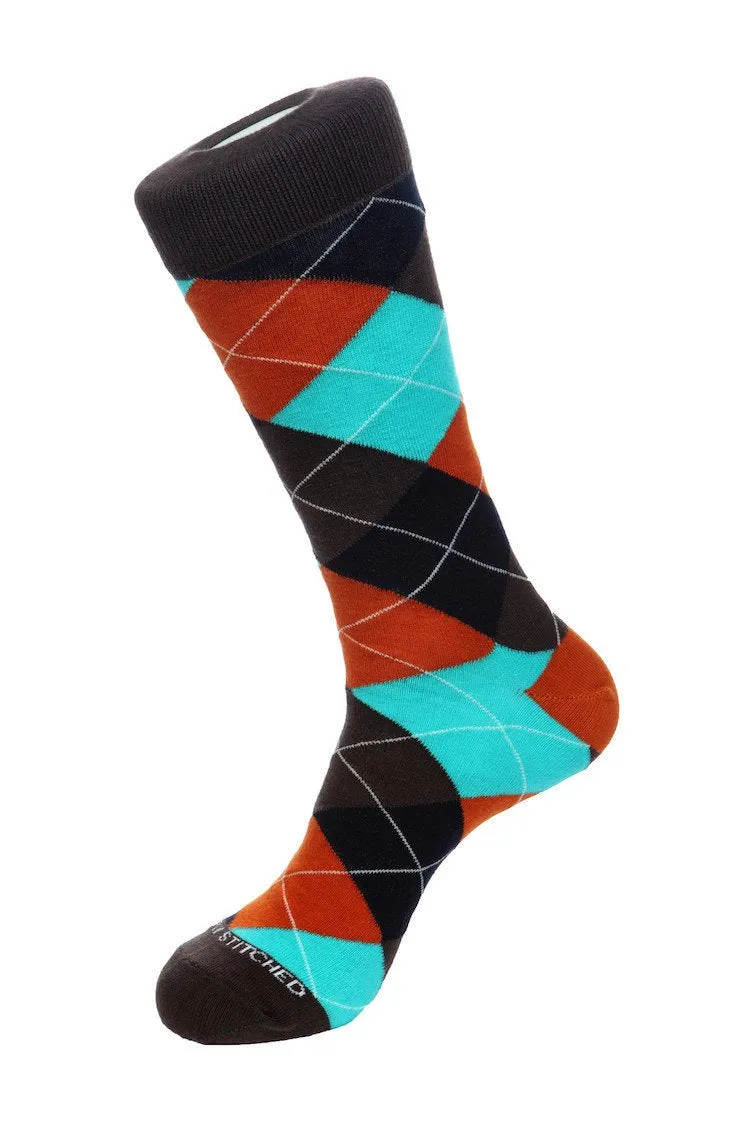 Cabo Sunset Argyle Sock