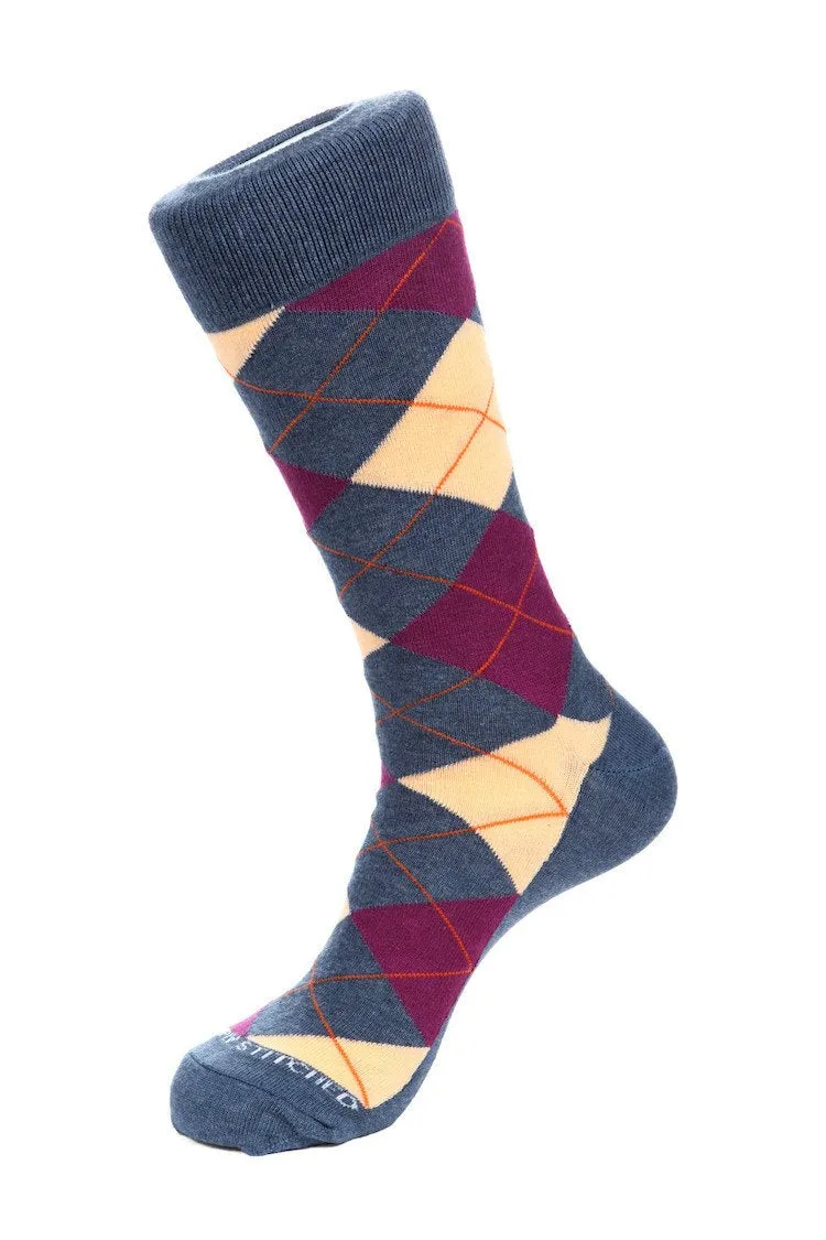 Cabo Sunset Argyle Sock