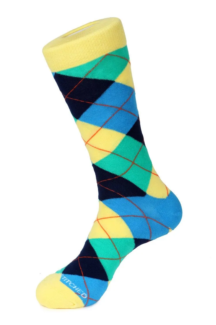 Cabo Sunset Argyle Sock