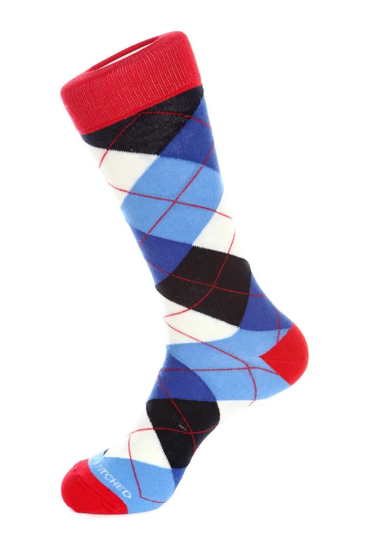 Cabo Sunset Argyle Sock