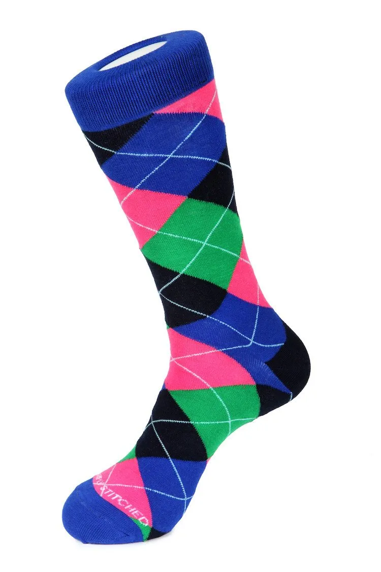 Cabo Sunset Argyle Sock