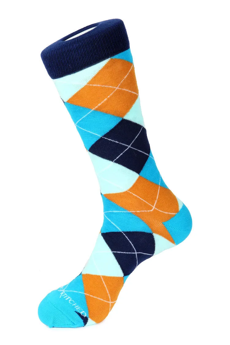 Cabo Sunset Argyle Sock