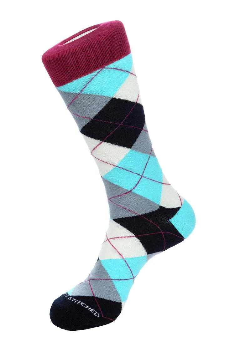 Cabo Sunset Argyle Sock