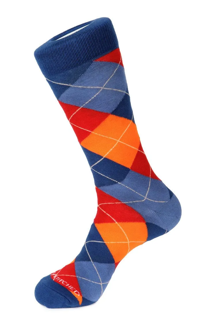 Cabo Sunset Argyle Sock