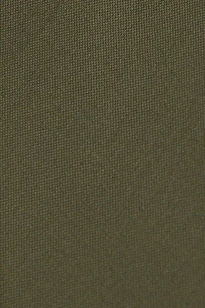 Camisa oxford verde militar con logo bordado