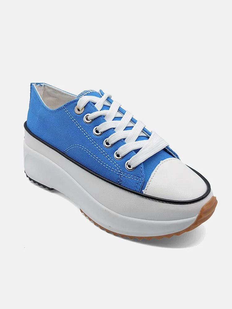 Casual Lace-Up Canvas Sneaker