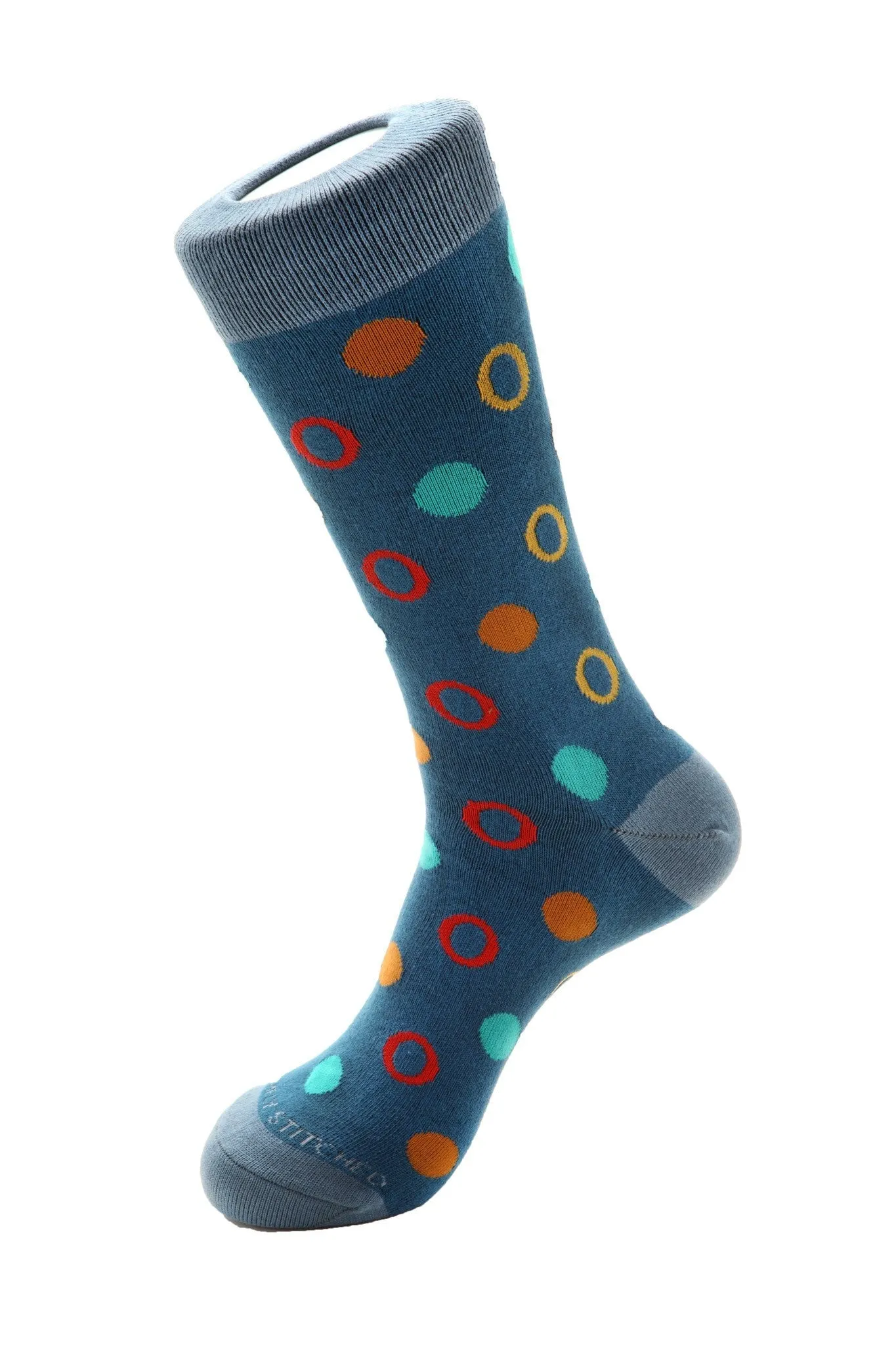 CIRCLE DOT Crew Sock