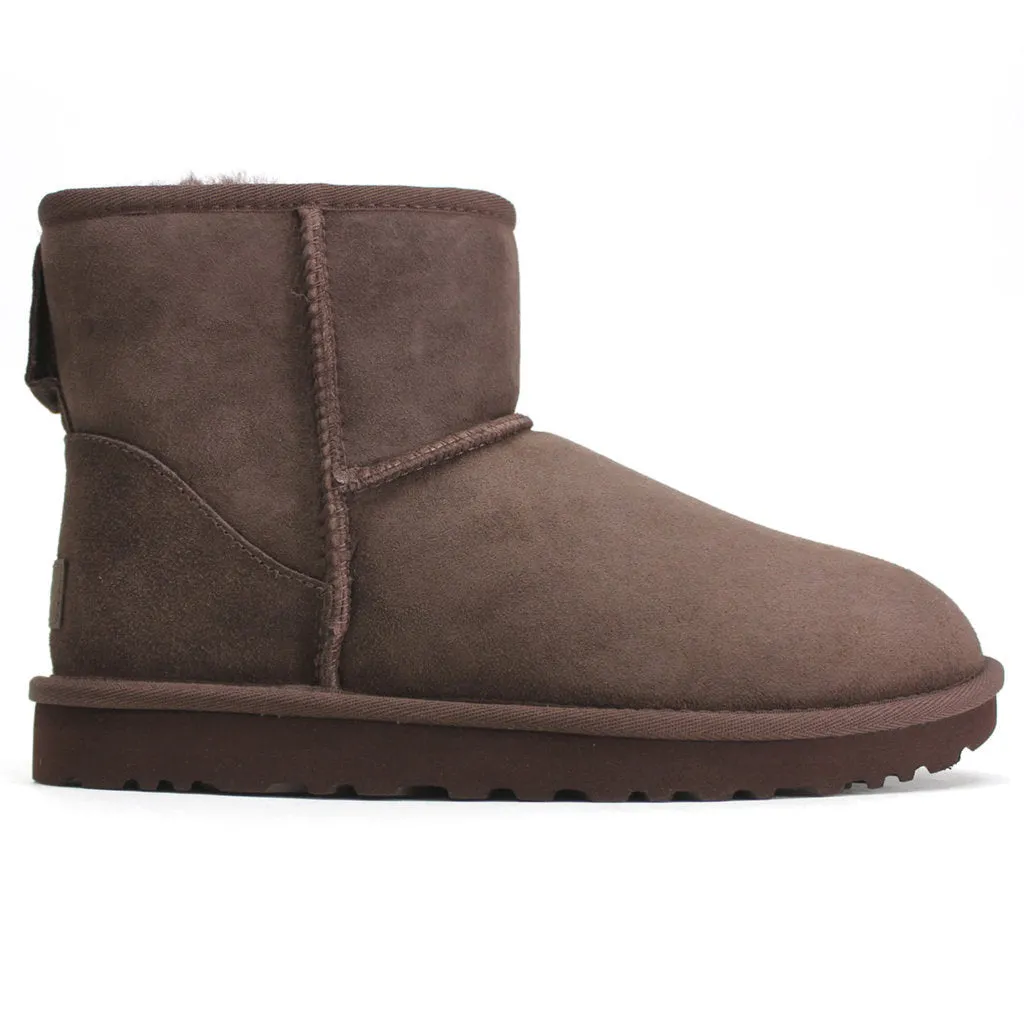 Classic Mini II Suede Sheepskin Women's Winter Boots