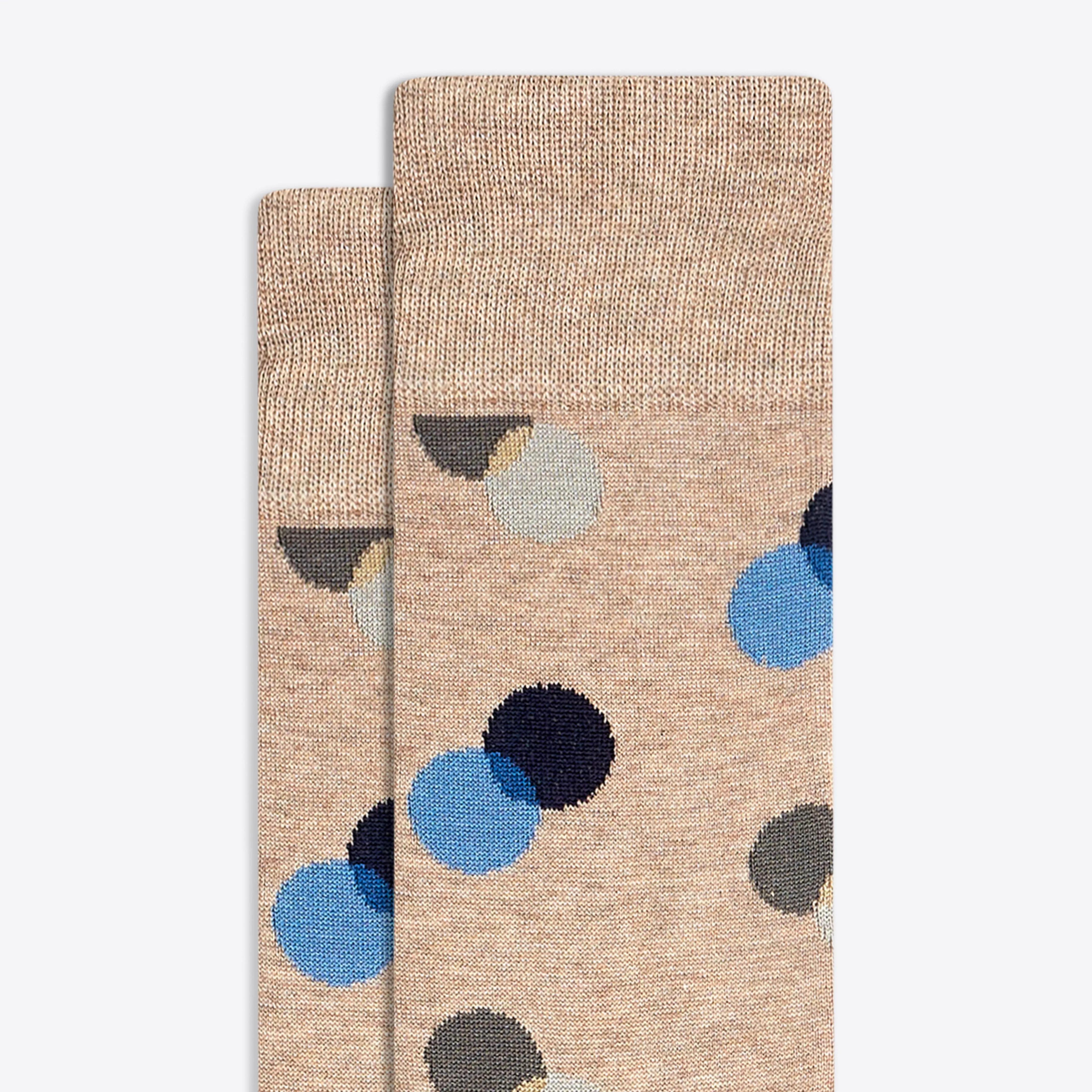 Coin Dot Mid-Calf Socks