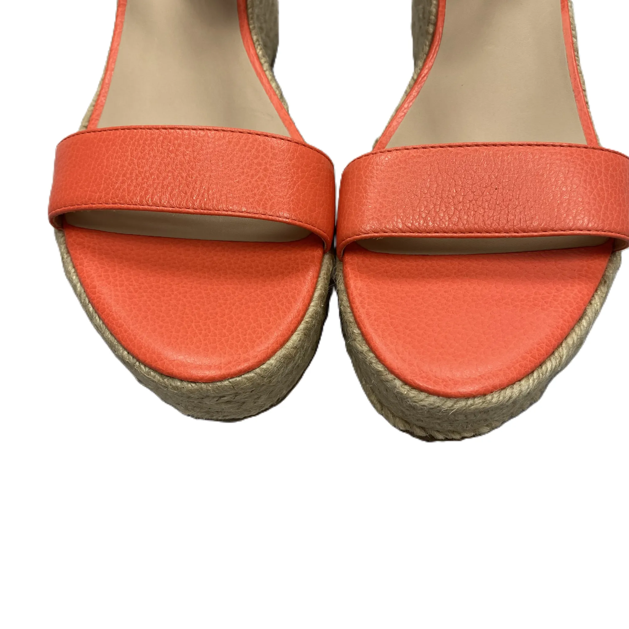 Coral Sandals Designer By Kate Spade, Size: 10