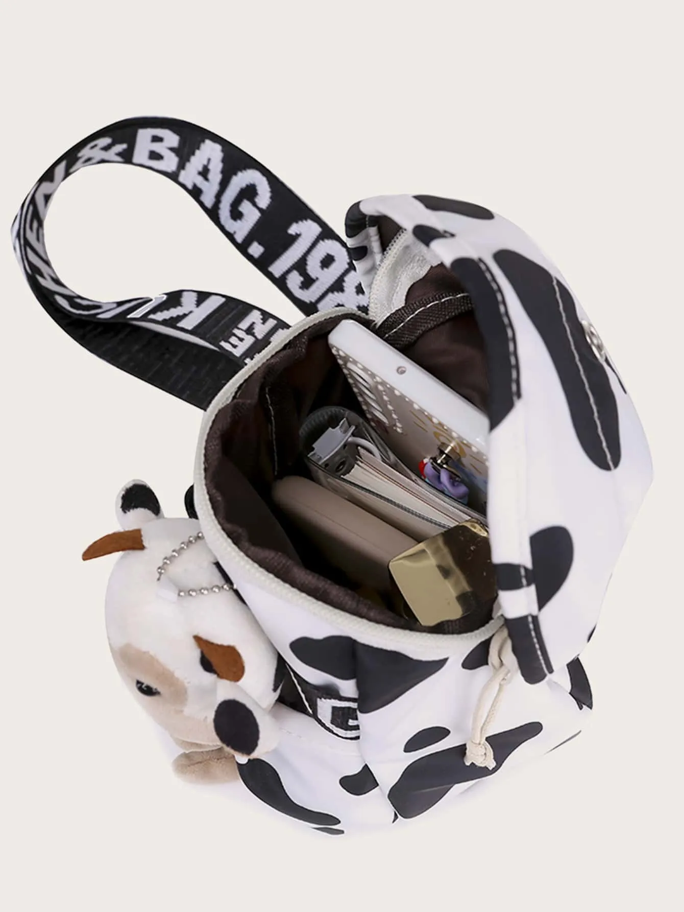 Cow Print Sling Bag