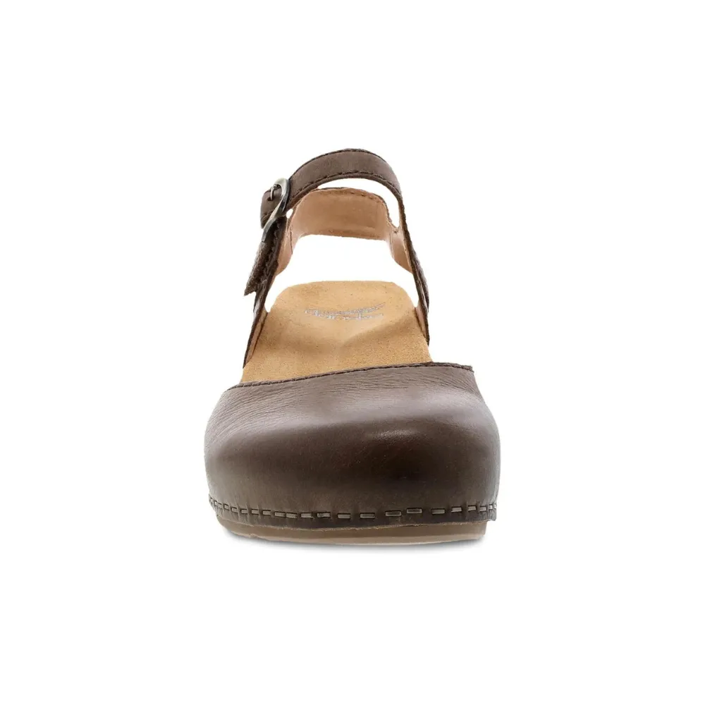 Dansko Tiffani Brown Milled Burnished Mary Jane (Women's)