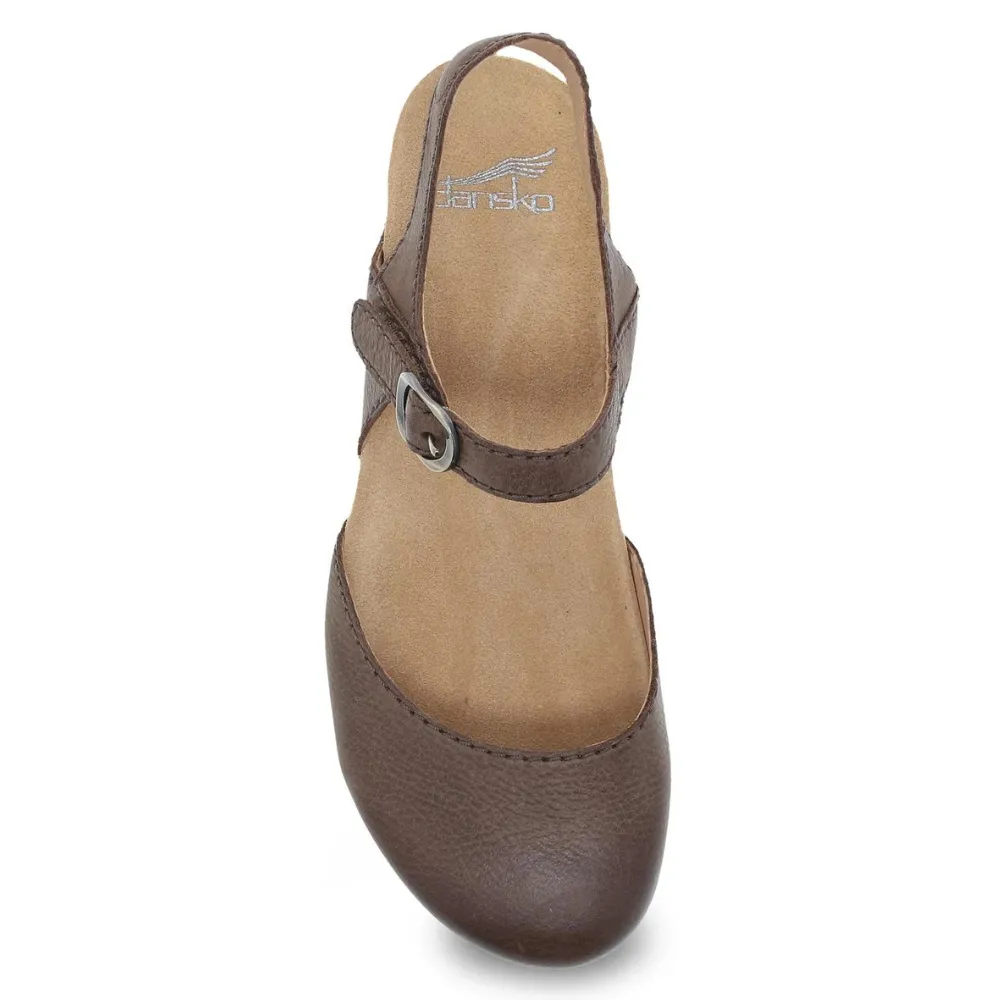 Dansko Tiffani Brown Milled Burnished Mary Jane (Women's)