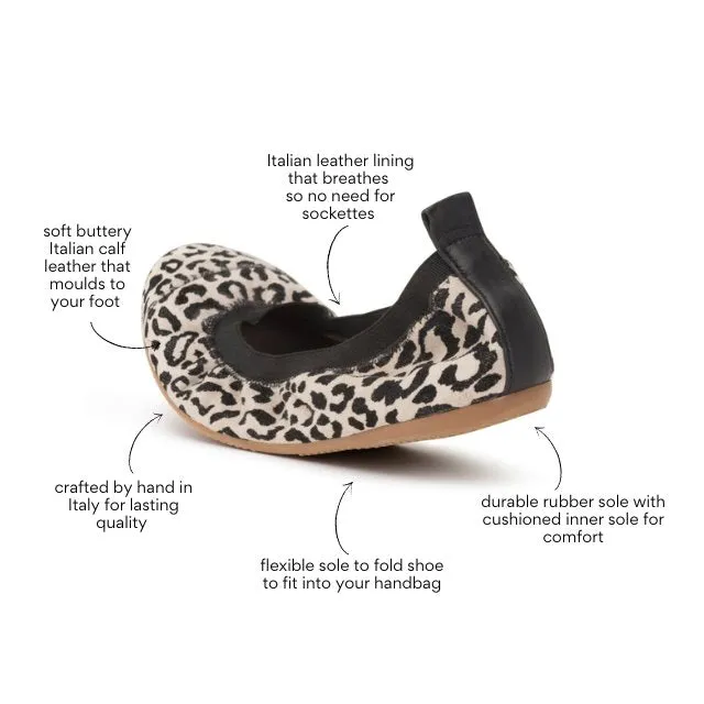 Elda - Leopard Print Ballet Flat