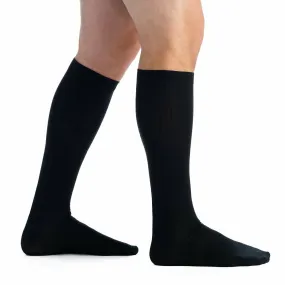 EvoNation Men's Classic Ribbed 30-40 mmHg Knee High